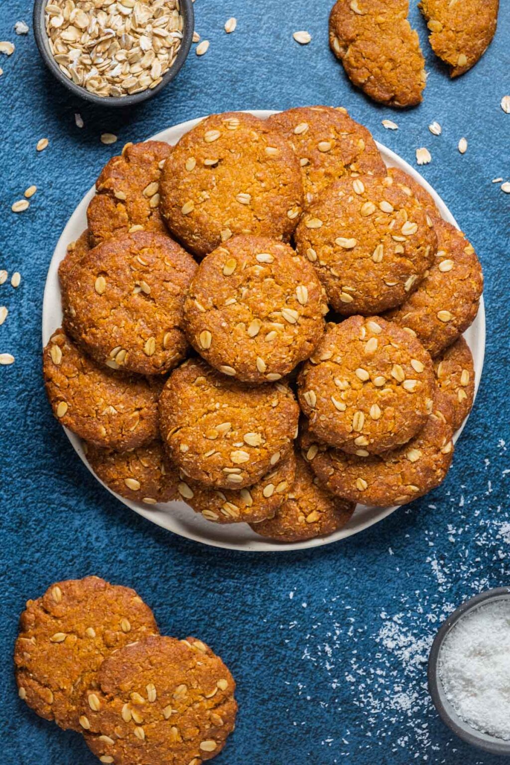 Aloo Cooks Vegan Anzac Biscuits