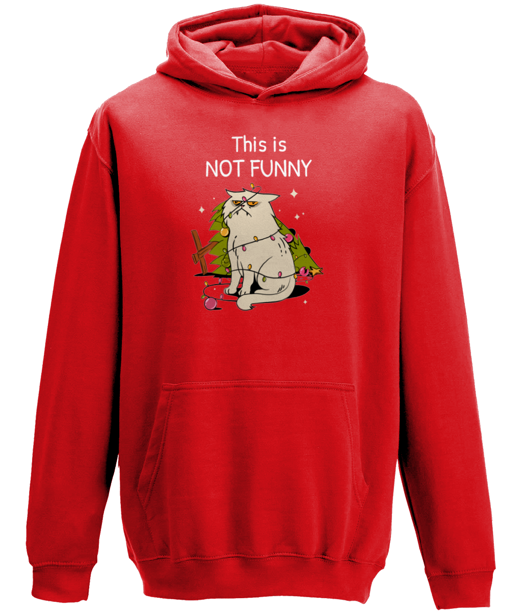 This is not funnay Hoodie - Vegan and Organic