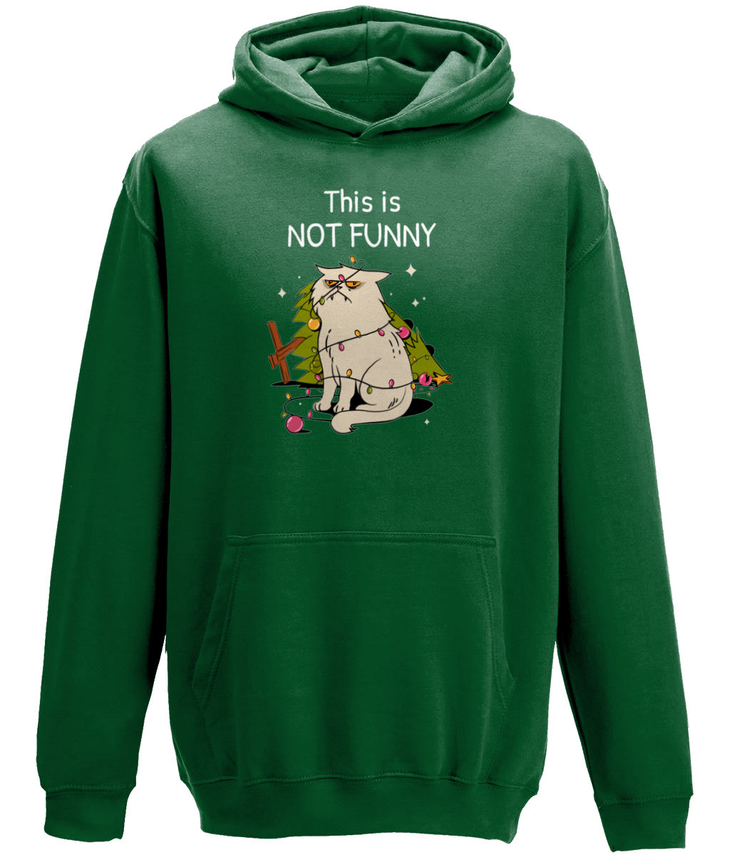 This is not funnay Hoodie - Vegan and Organic