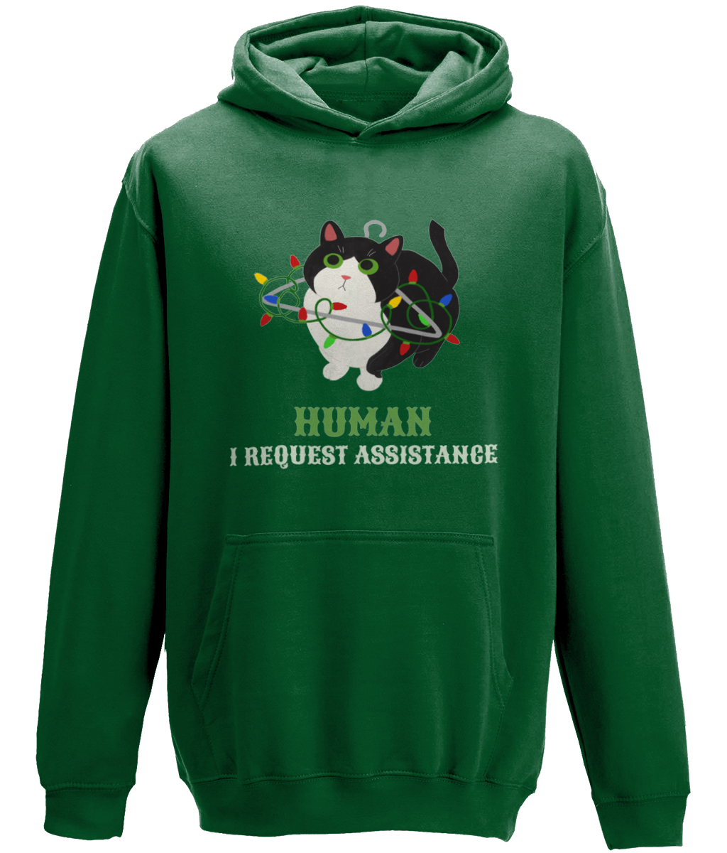 I Require Assistance Hoodie - Vegan and Organic