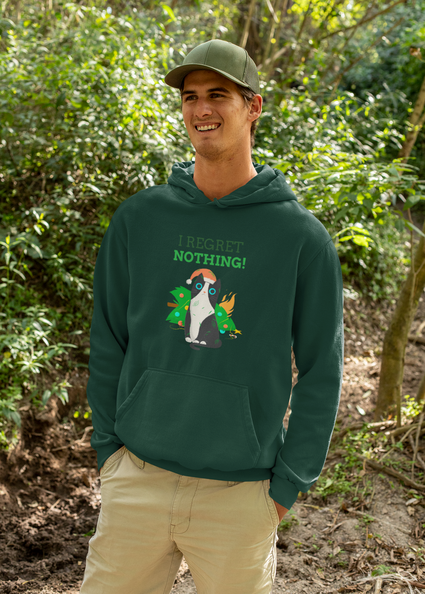 I Regret Nothing Hoodie - Vegan and Organic