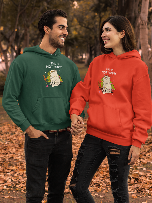 This is not funnay Hoodie - Vegan and Organic