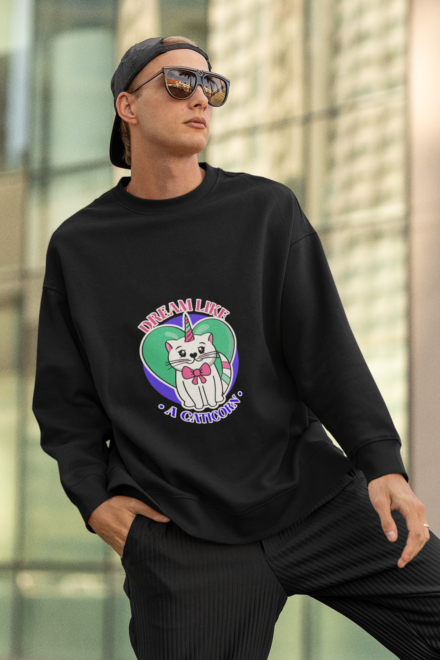 Catecorn Sweatshirt - Vegan